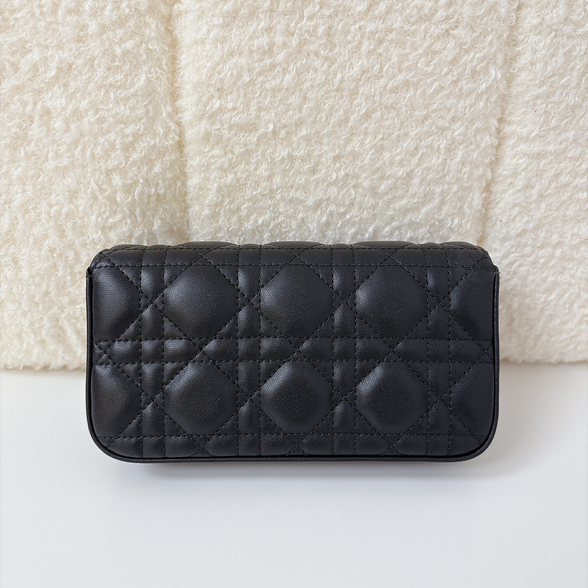 Dior My Dior Talk Phone Pouch - Black / GHW