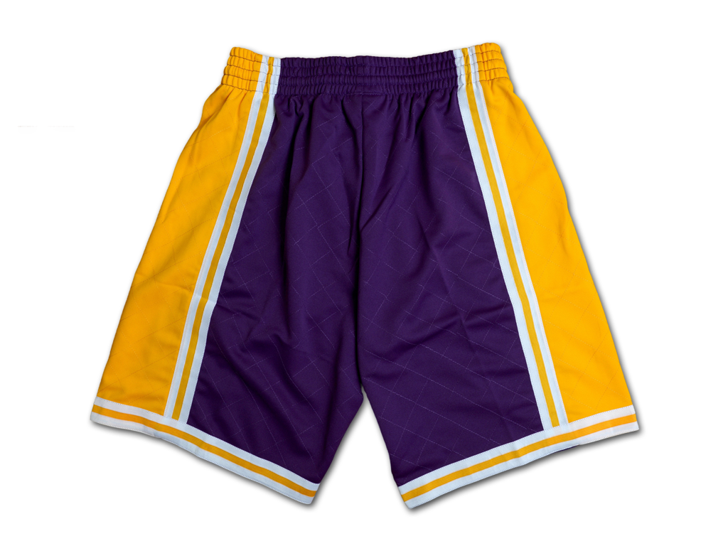 Mitchell & Ness 洛杉磯湖人隊 75 週年 Swingman 球褲