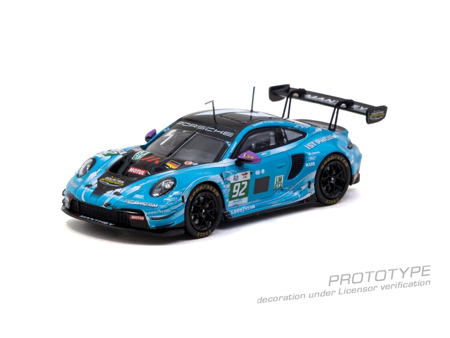 預訂:1/64 TARMAC Porsche 911 GT3 R 24h of Le Mans 2025 - Winner of LMGT3 Ryan Hardwick / Richard Lietz / Riccardo Pera (T64-084-25LM92)