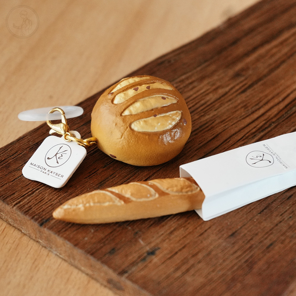 MAISON KAYSER 經典法國麵包 扭蛋吊飾