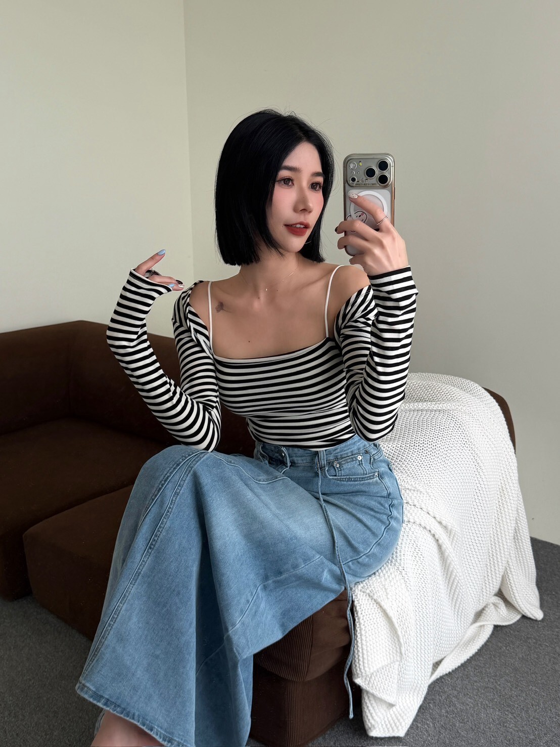 條紋兩件式BRATOP套裝