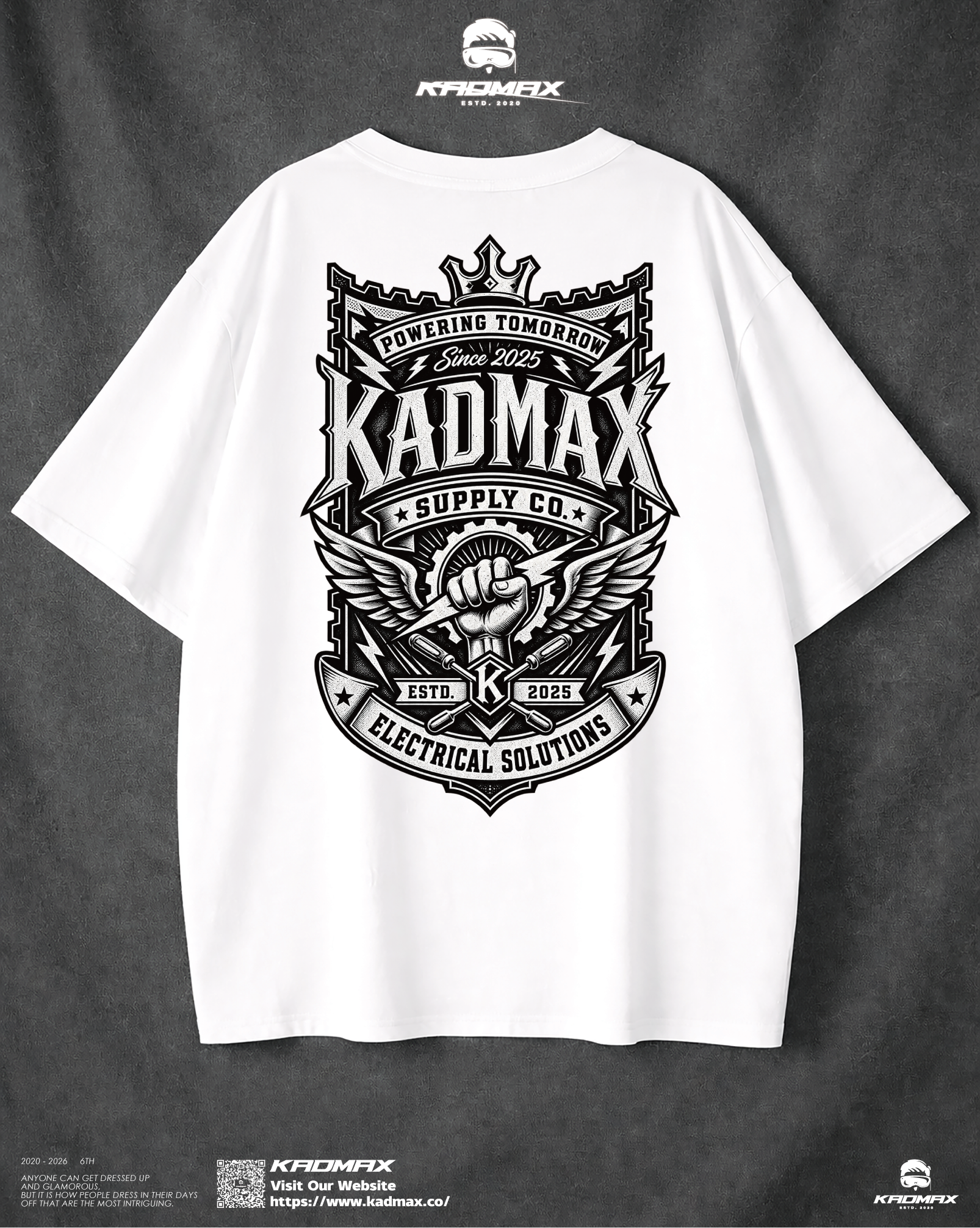 KADMAX大尺碼-明天的力氣短袖TEE〈KMSS2626〉