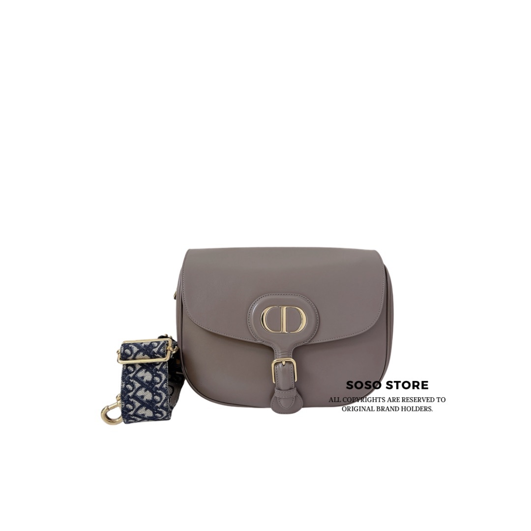 Dior Medium Bobby Bag - Warm Taupe / GHW