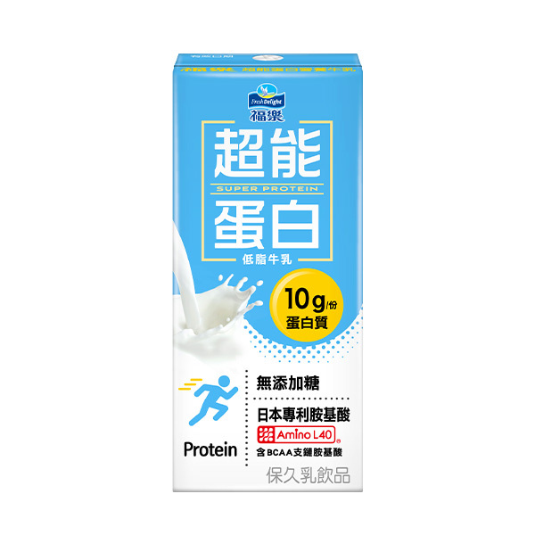 福樂 超能蛋白營養牛乳200ML X24瓶