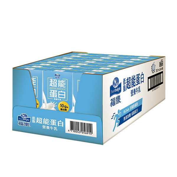 福樂 超能蛋白營養牛乳200ML X24瓶
