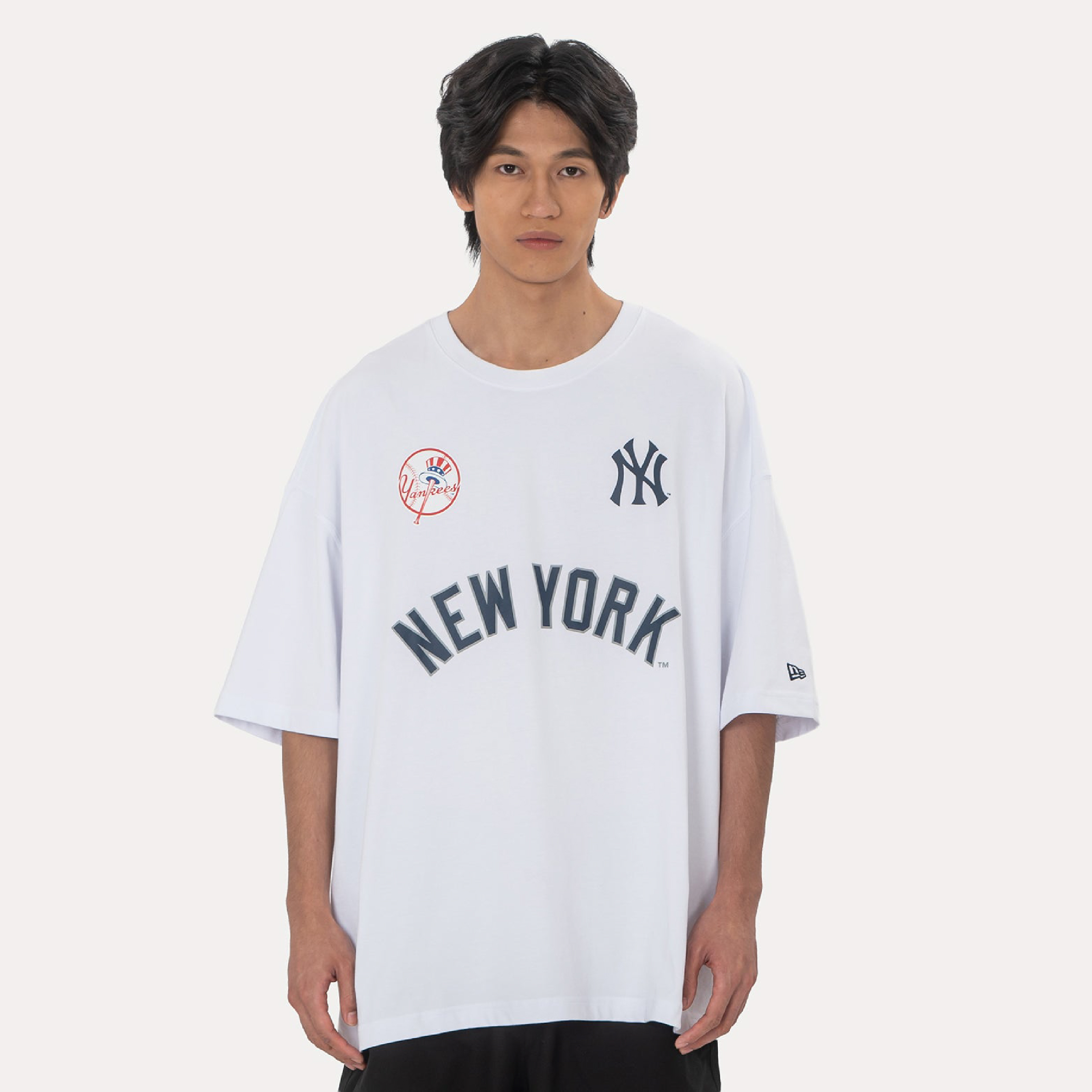 New Era Yankees Oversized Tee 寬版 紐約洋基 短Tee