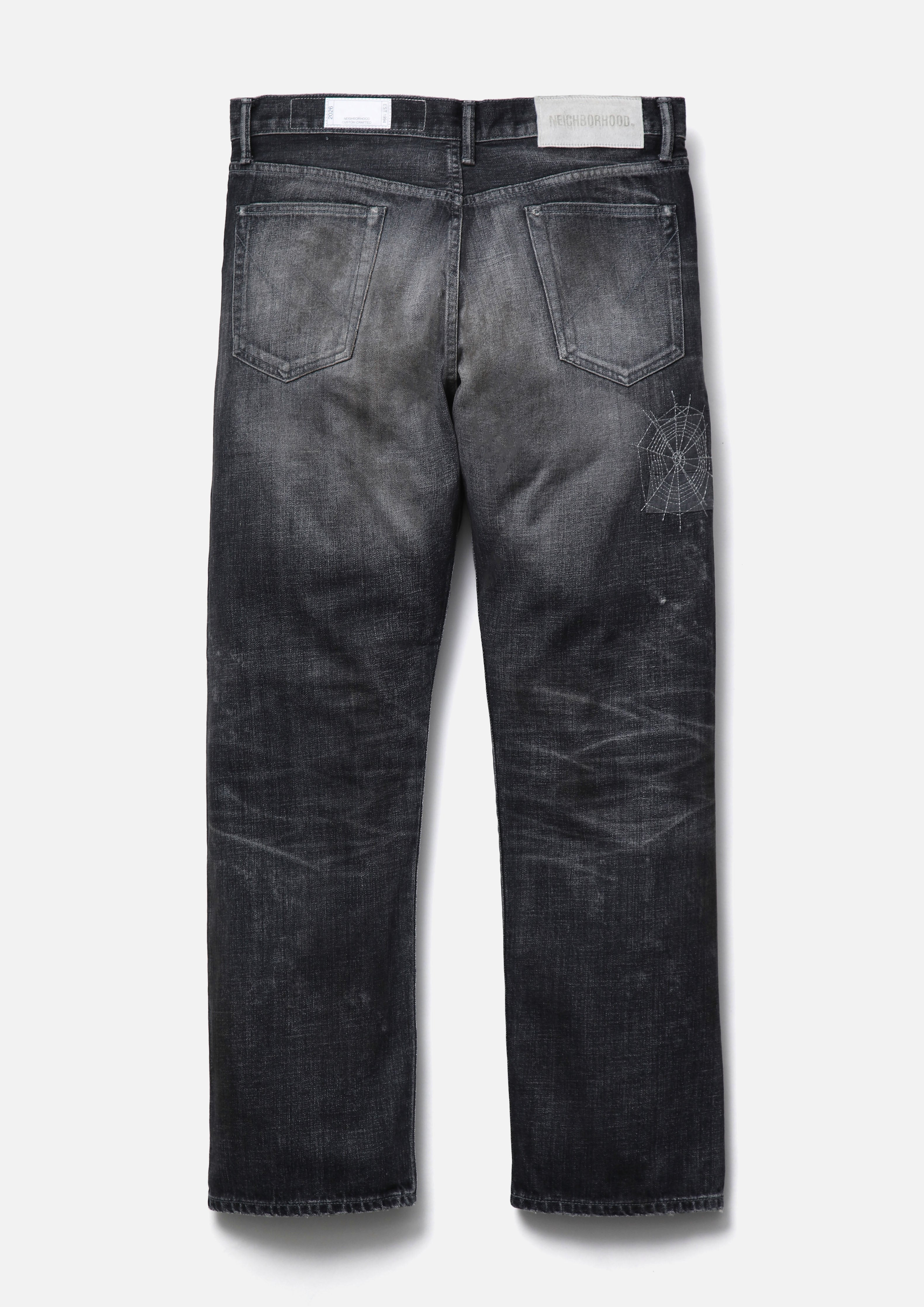 2026AW NEIGHBORHOOD SAVAGE DENIM DP BASIC PANTS 蜘蛛網 深寬 牛王 牛仔褲 現貨 262XBNH-PTM08