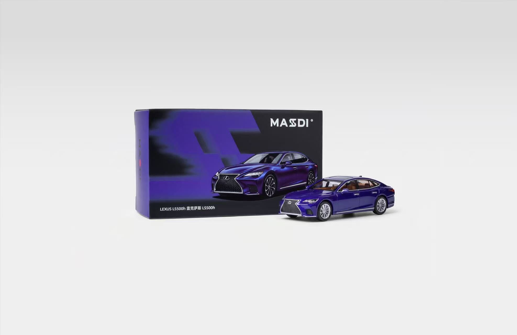 1/64 Massdi Lexus LS500h Sapphire Blue (LEX1104 )