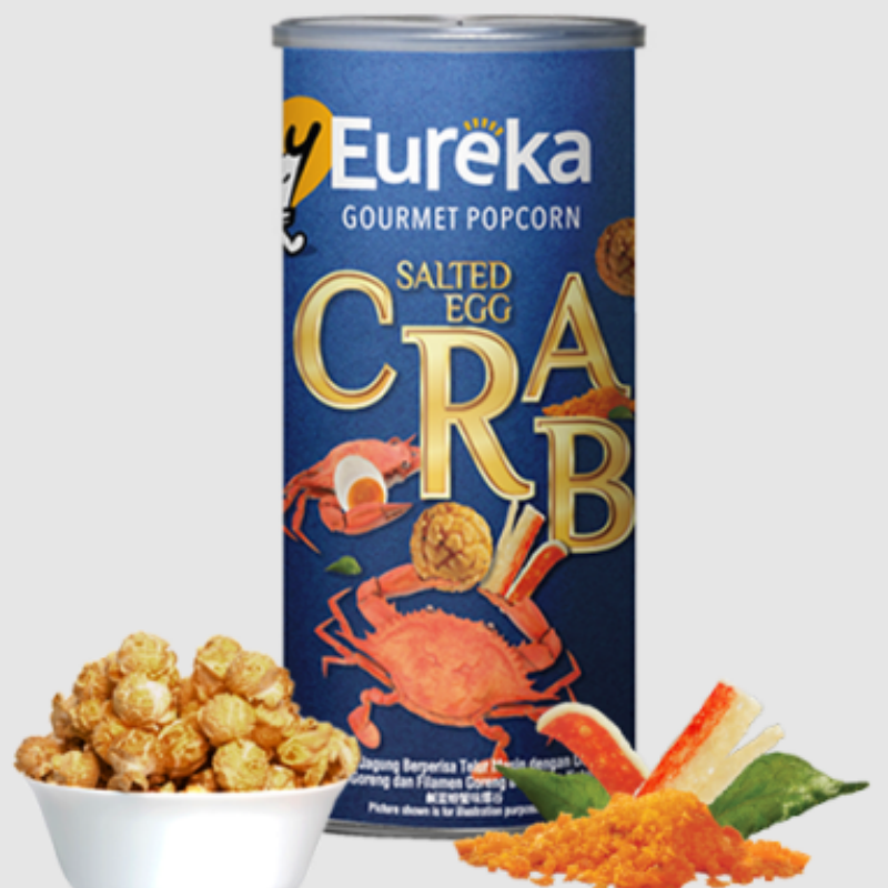 myEureka爆谷 鹹蛋蟹味 90g(罐裝)