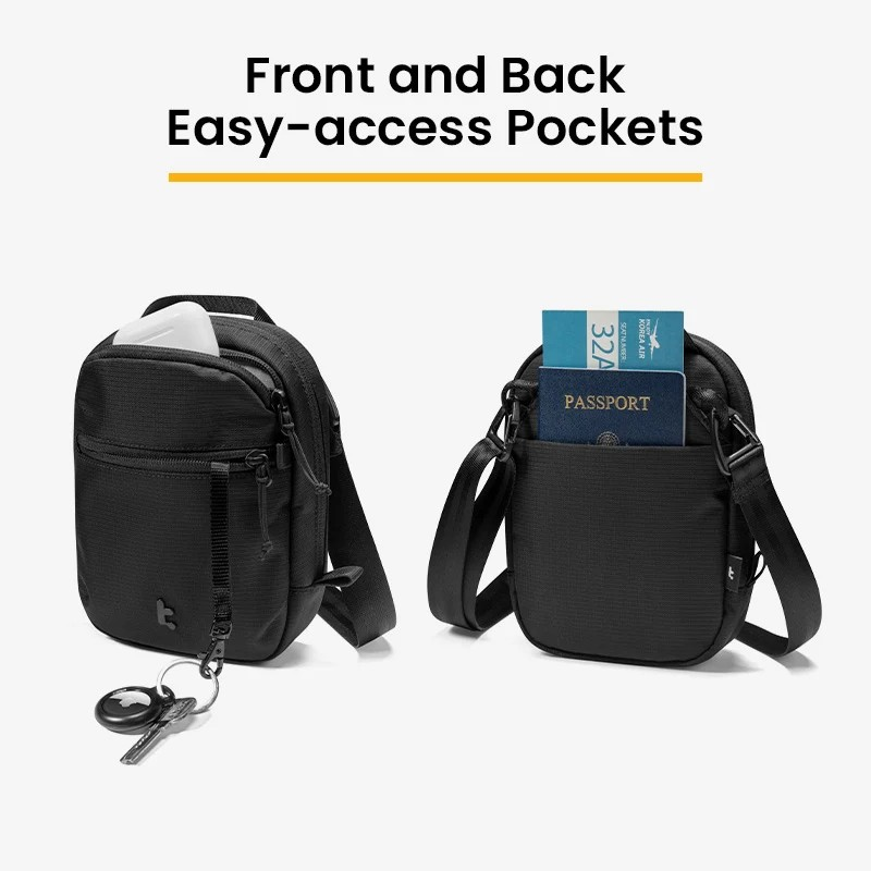 Front and Back Easy-access Pockets