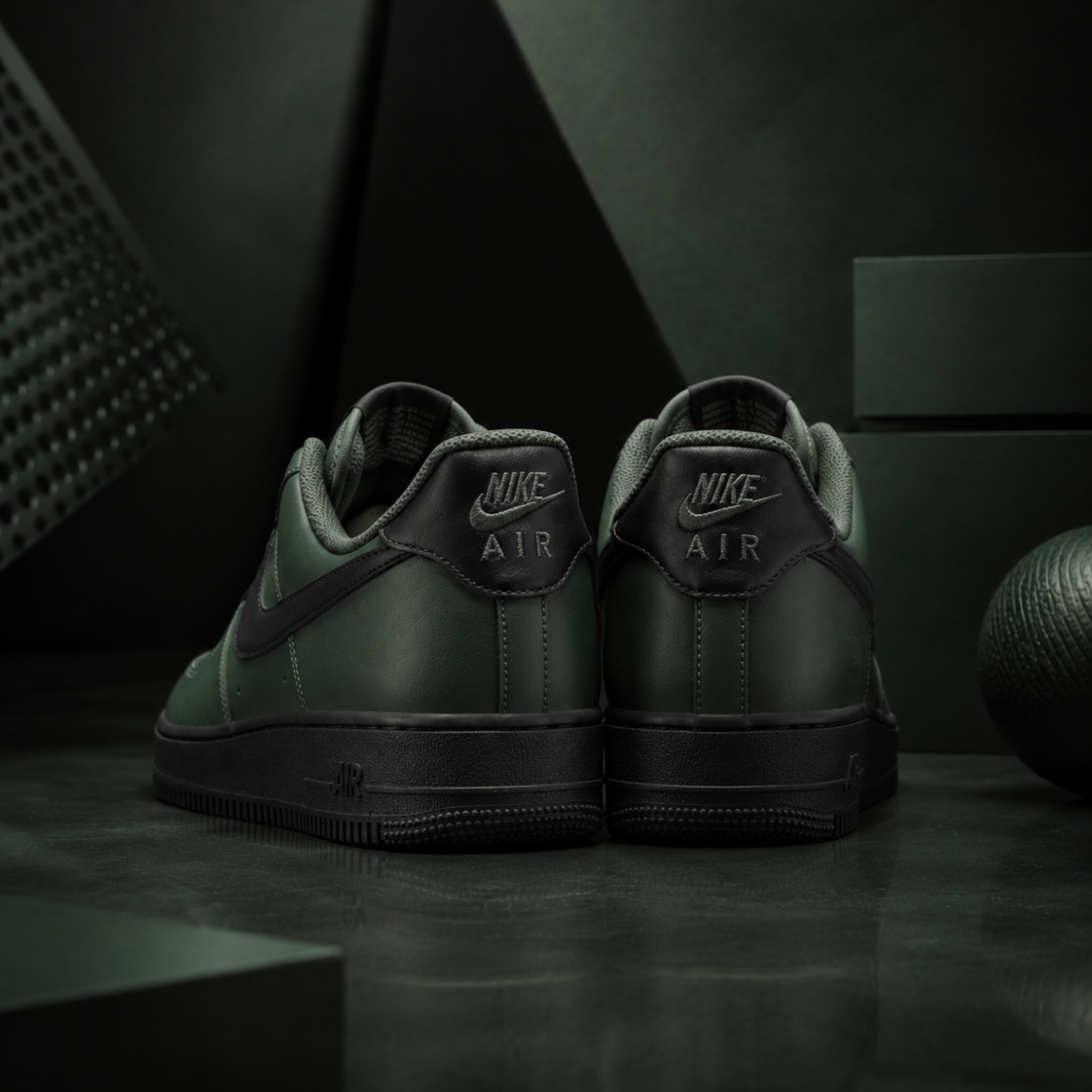 NICEDAY 現貨 Nike Air Force 1 墨綠 深綠 綠 黑綠 工裝 綠色 抹茶 FJ4146-303