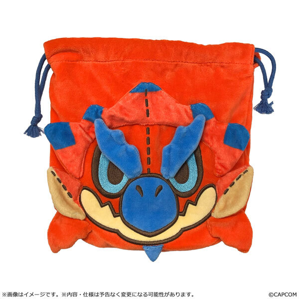 預購27/03 CAPCOM《魔物獵人》火龍 Q版可愛束口小袋 1011