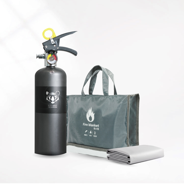 鋰電池防火毯+家用強化液滅火器
