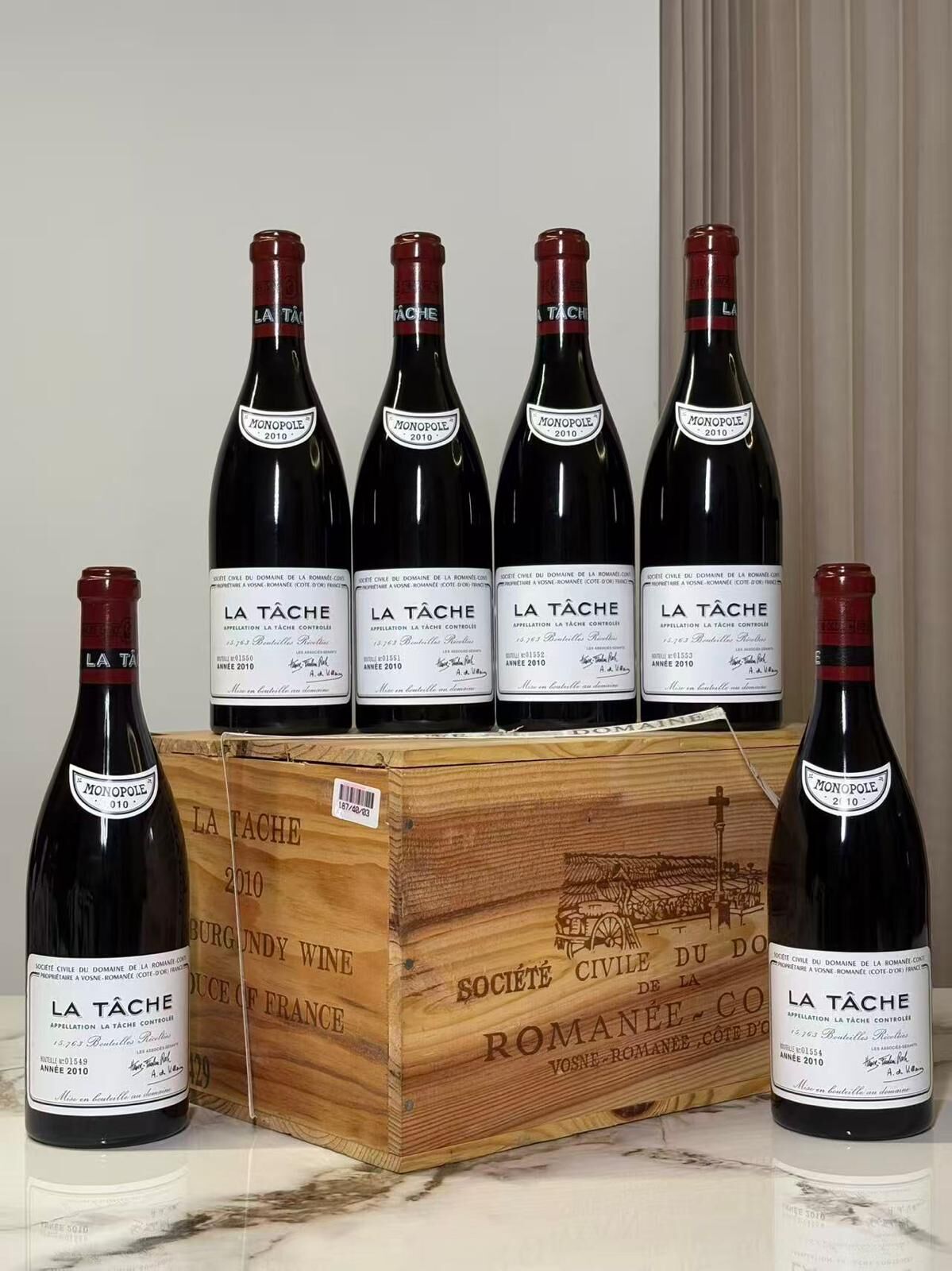 Domaine de la Romanee Conti La Tache Grand Cru 2010 (BH98)