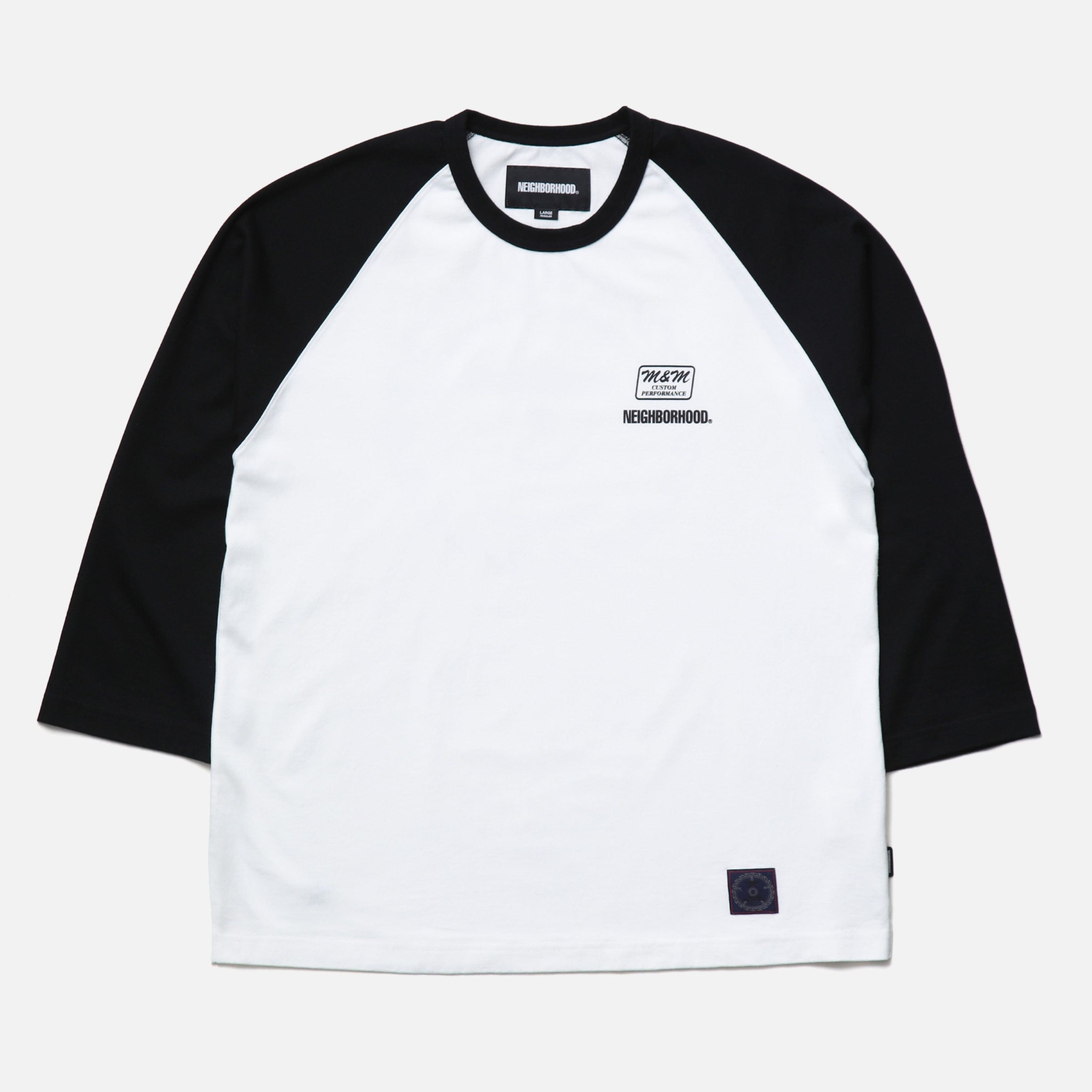 2026AW NEIGHBORHOOD NH X M&M . CLASSIC RAGLAN 3Q 超熱門 聯名 日本知名 職人手工木作品牌 七分袖 現貨 262UWMMN-CSM02
