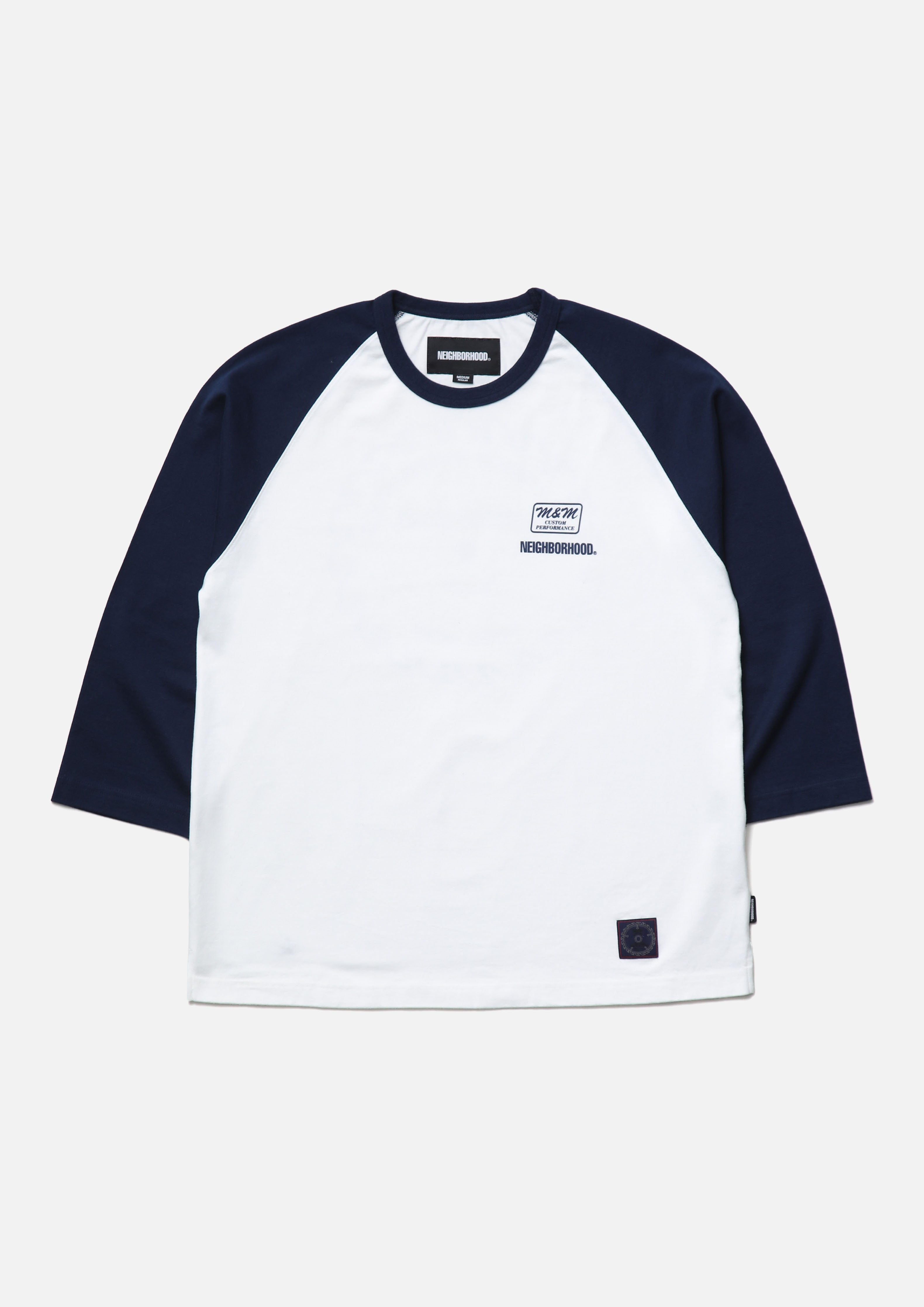 2026AW NEIGHBORHOOD NH X M&M . CLASSIC RAGLAN 3Q 超熱門 聯名 日本知名 職人手工木作品牌 七分袖 現貨 262UWMMN-CSM02