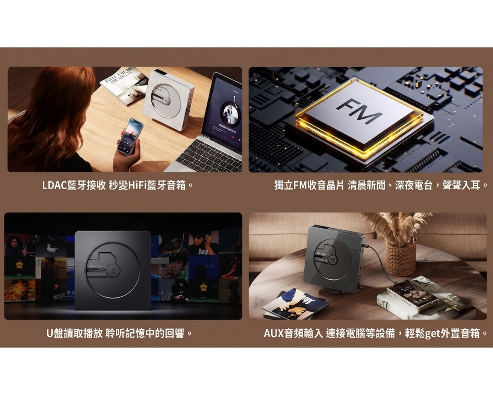 不只是CD機，更是HIFI音響
