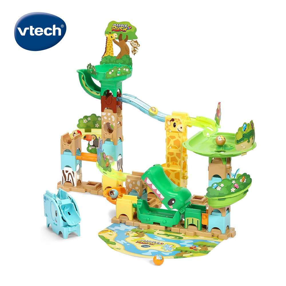 Vtech 智能滾球積木建構軌道組-叢林探險