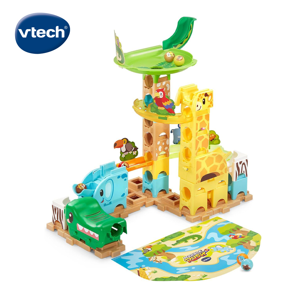 Vtech 智能滾球積木建構軌道組-叢林探險