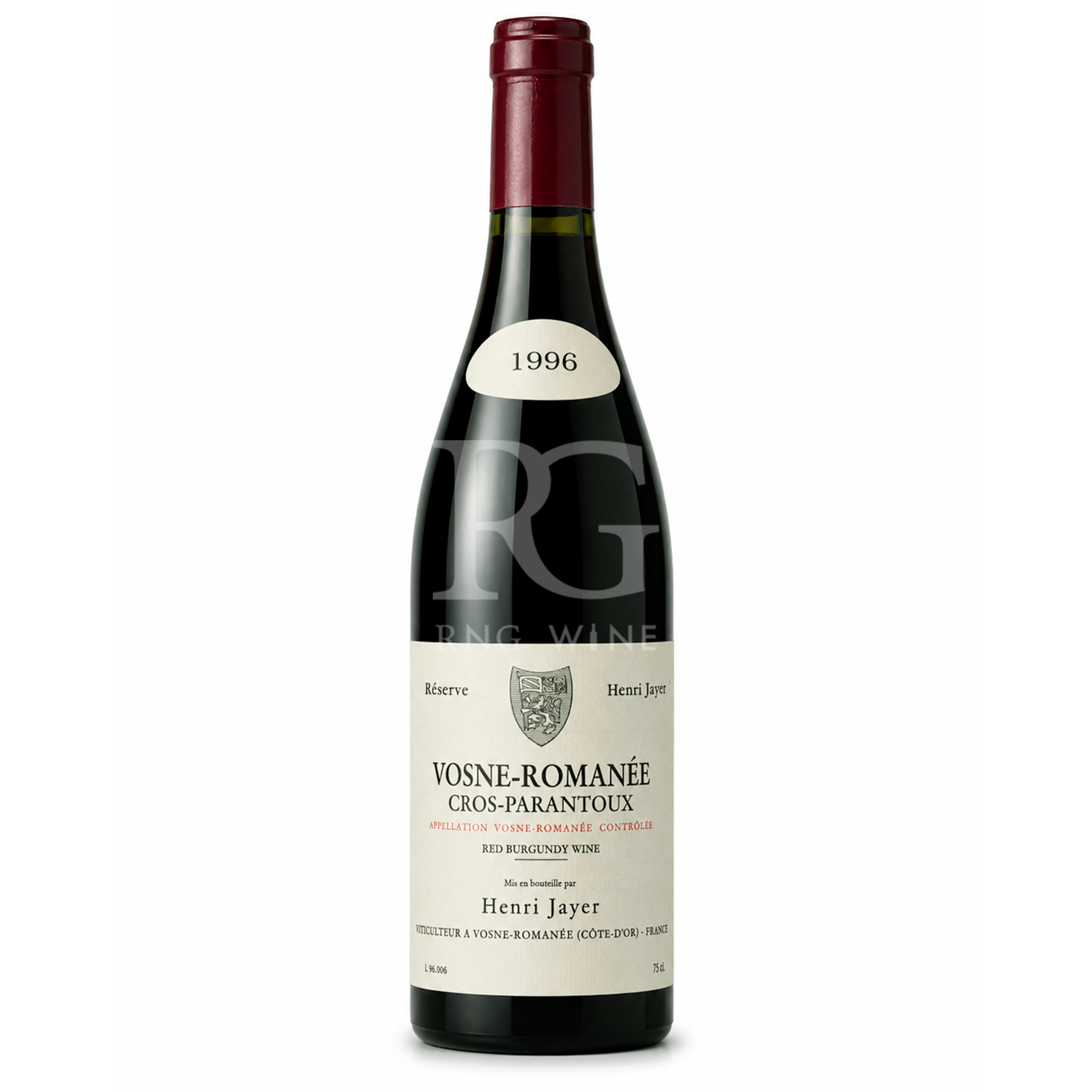 Henri Jayer Vosne Romanee 1er Cru Cros Parantoux 1996