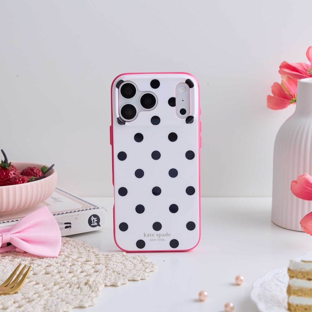 kate spade iPhone 18系列 精品磁吸防摔 手機殼 粉漾點點