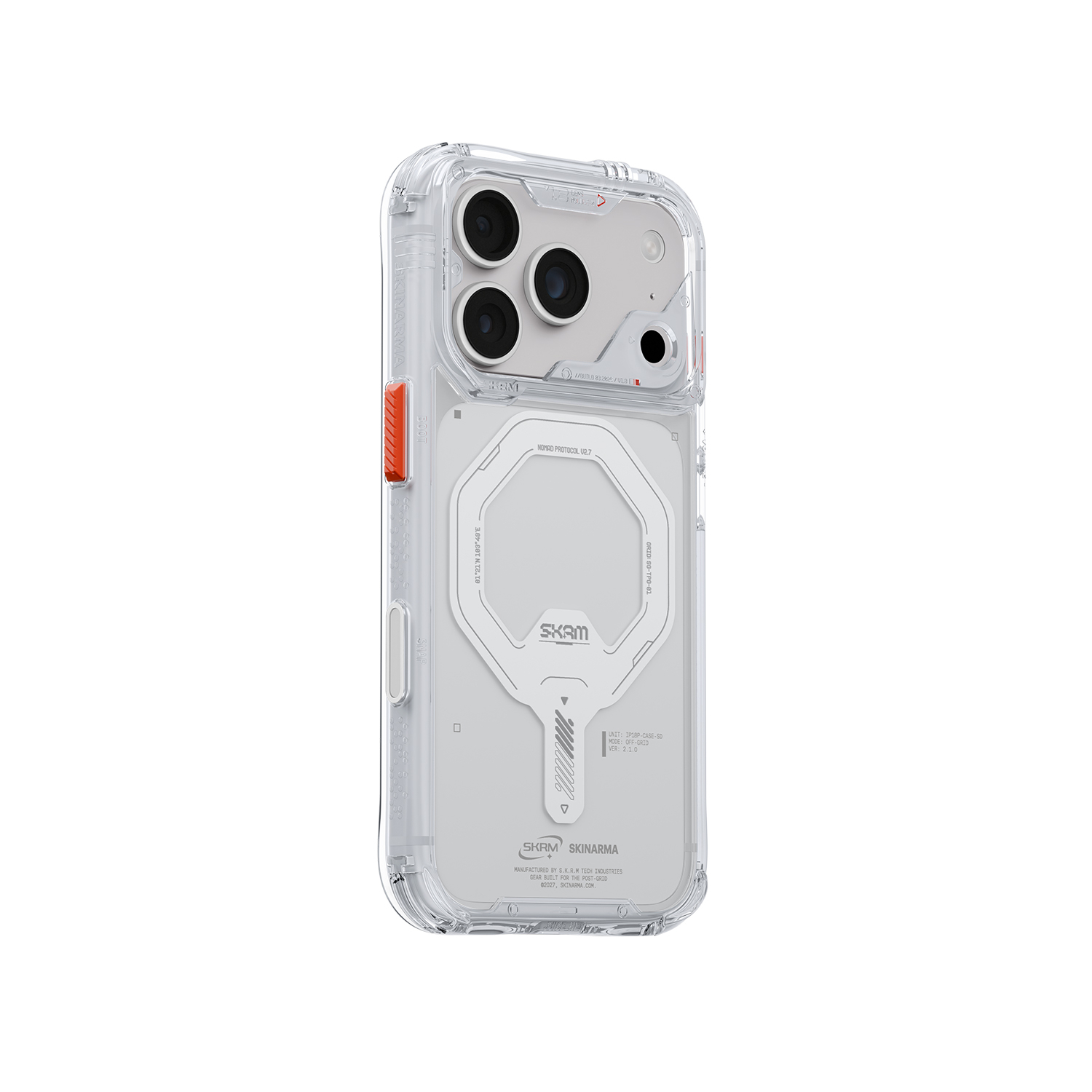 SKINARMA Saido iPhone 18 系列低調風格磁吸防摔手機殼 (連掛繩環)