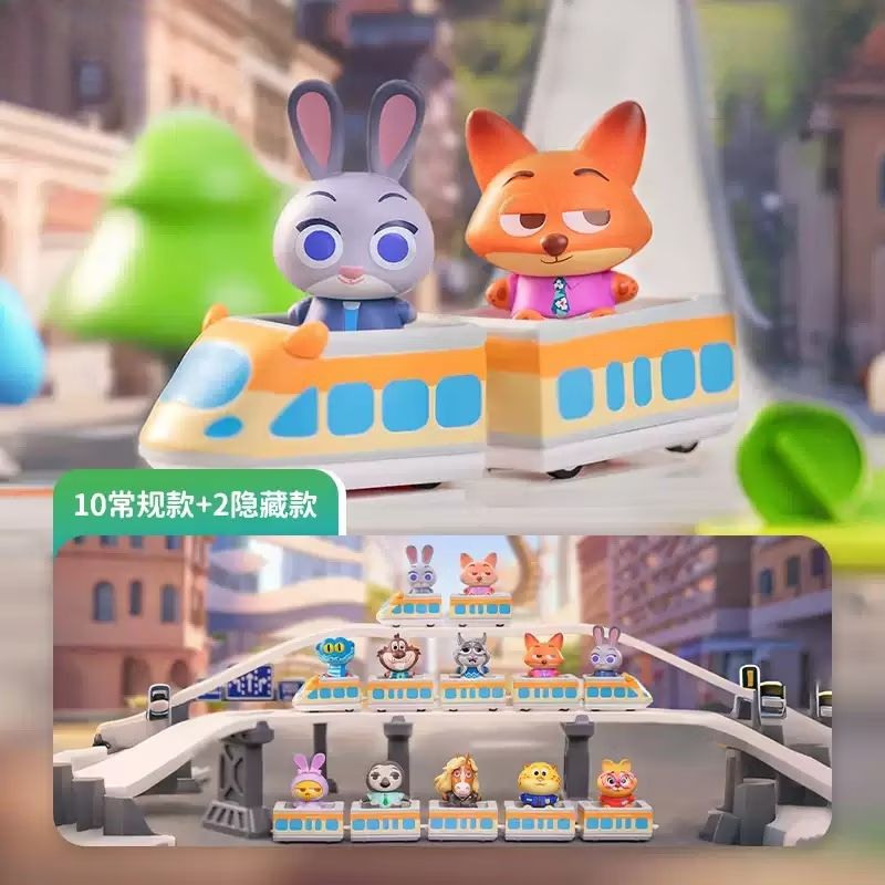 【迪士尼】動物方程式 火車排排樂 隨機出貨一款 strc