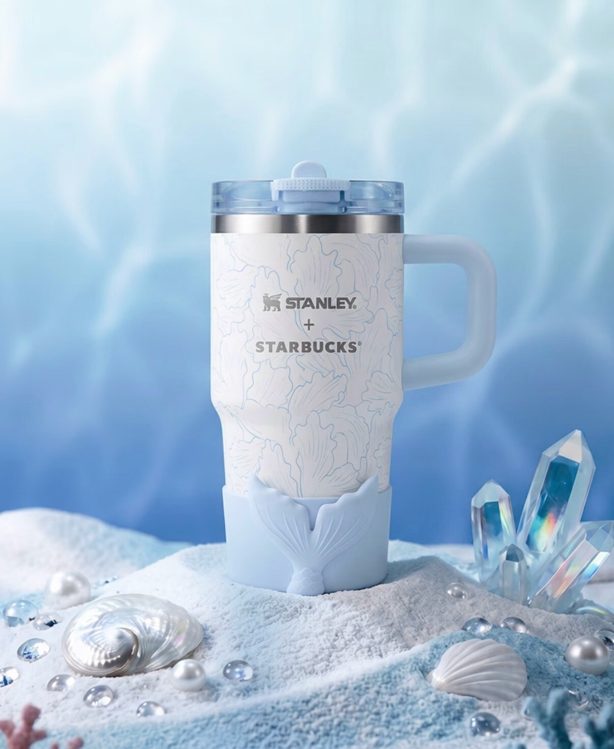 【Luxury】 STARBUCKS星巴克水壺 海底綺遇水壺包包組 保溫杯咖啡杯 高顏值 隨行 大容量 吸管杯 禮物水杯 女