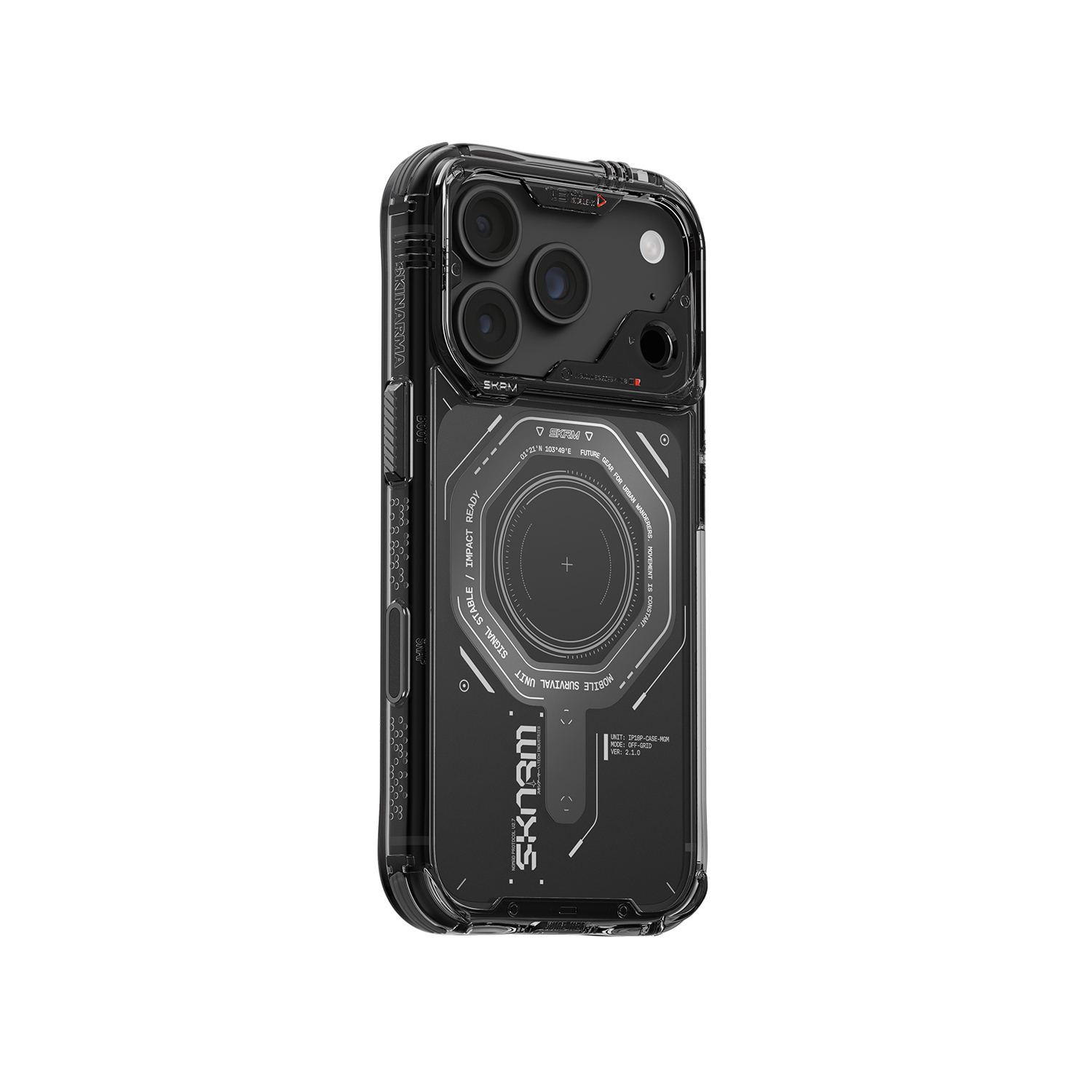 SKINARMA Magma iPhone 18 系列磁吸防摔手機殼 (附掛繩環)