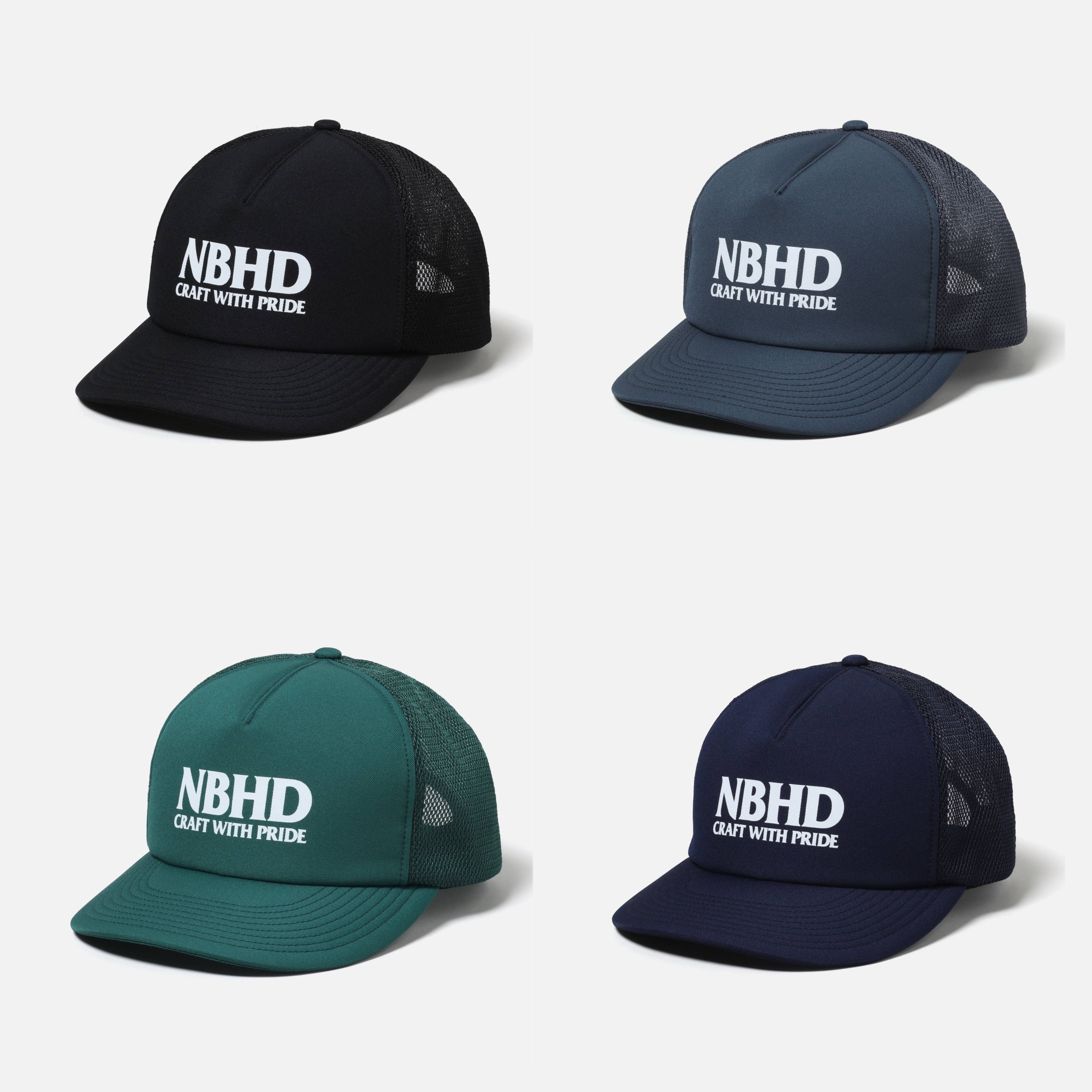 2026AW NEIGHBORHOOD MESH CAP LOGO 卡車帽 網帽 帽子 現貨 262YGNH-HT05