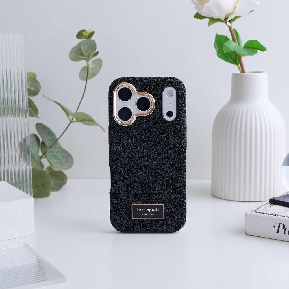 kate spade iPhone 18系列 精品磁吸防摔 手機殼 子夜黑
