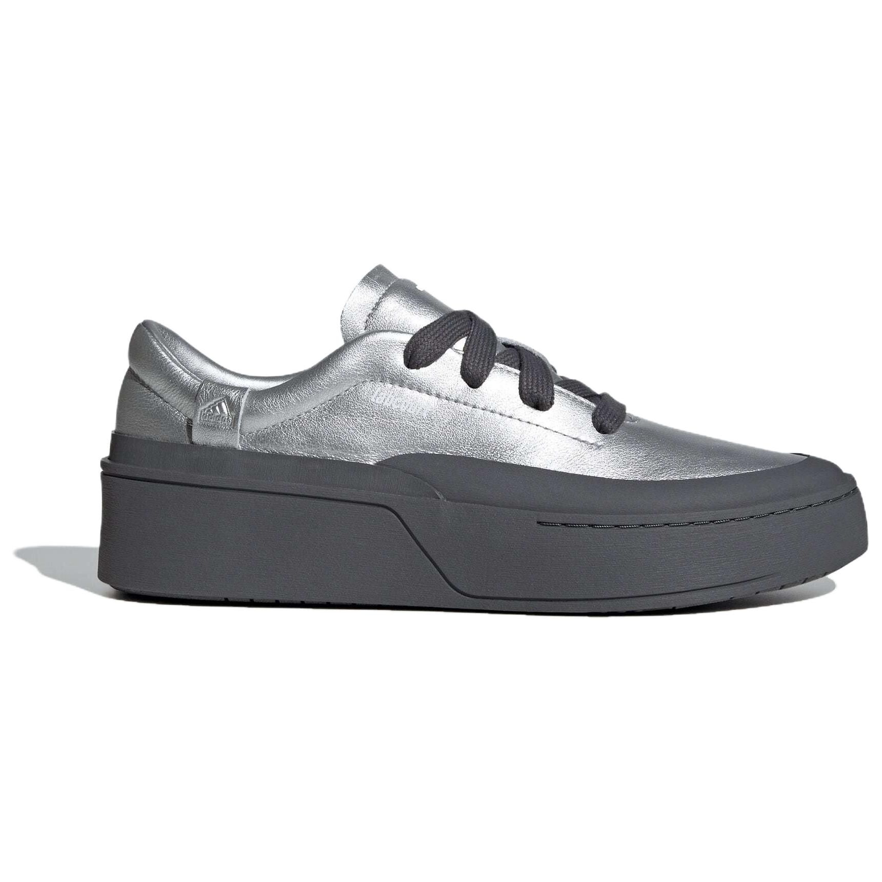 【代購】Adidas LABCOURT TRAINERS Slip Resistant Abrasion Resistant Low top Skateboard Shoes Unisex Silver Gray IF1655