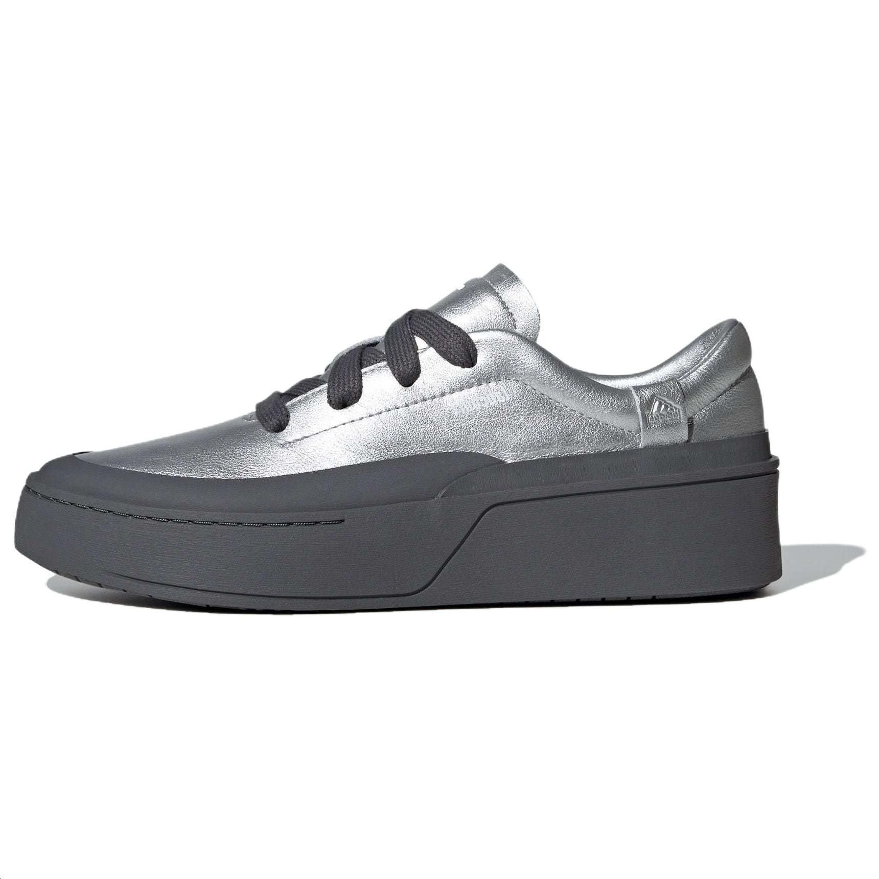 【代購】Adidas LABCOURT TRAINERS Slip Resistant Abrasion Resistant Low top Skateboard Shoes Unisex Silver Gray IF1655