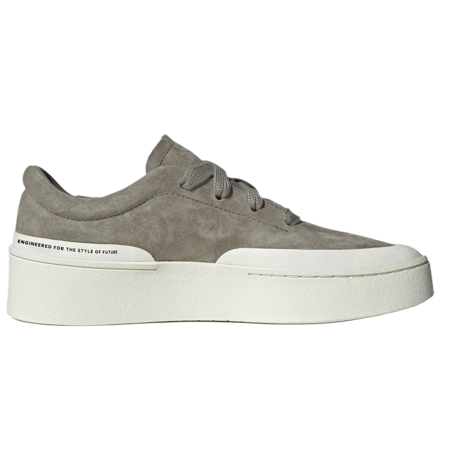 【代購】Adidas Labcourt Leather Slip Resistant Abrasion Resistant Low top Skateboard Shoes Unisex Earth Umber White JS0556