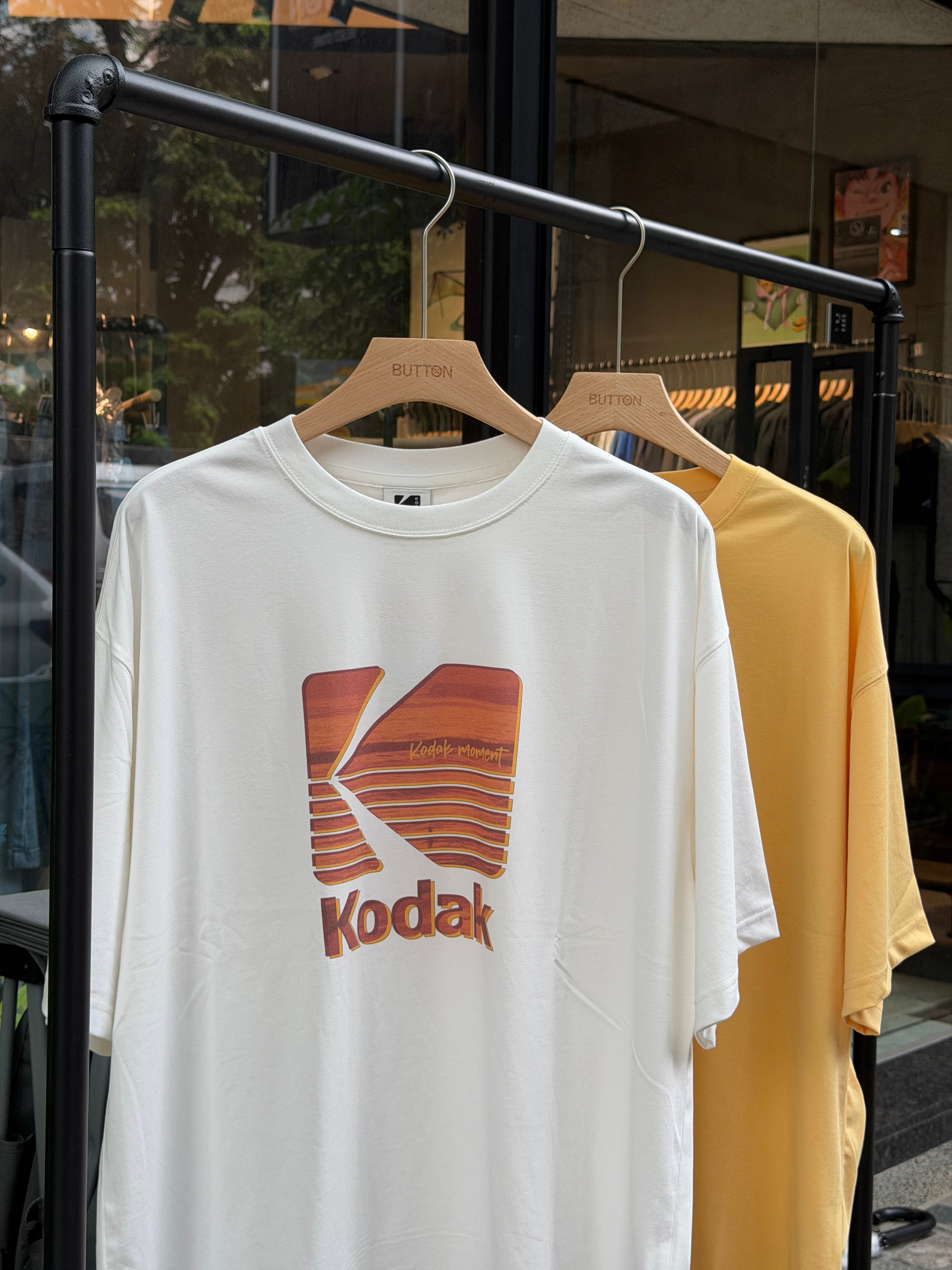 kodak 柯達 風景輪廓logo 短tee K6223XRS59