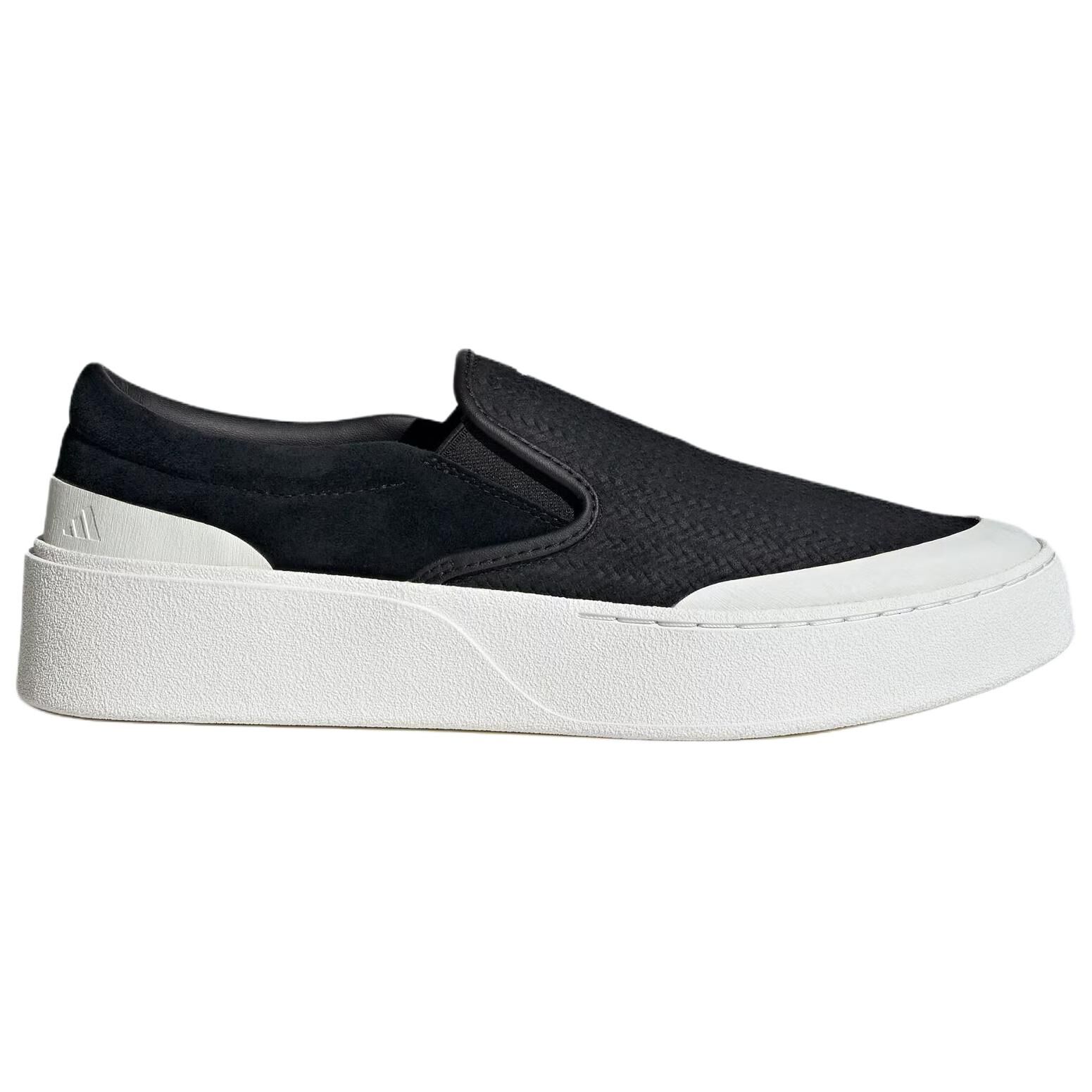 【代購】Adidas LABCOURT LIGHT Slip Resistant Skateboard Shoes Unisex Black White KJ4576