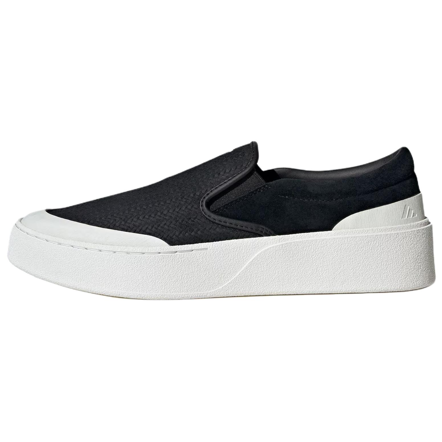 【代購】Adidas LABCOURT LIGHT Slip Resistant Skateboard Shoes Unisex Black White KJ4576