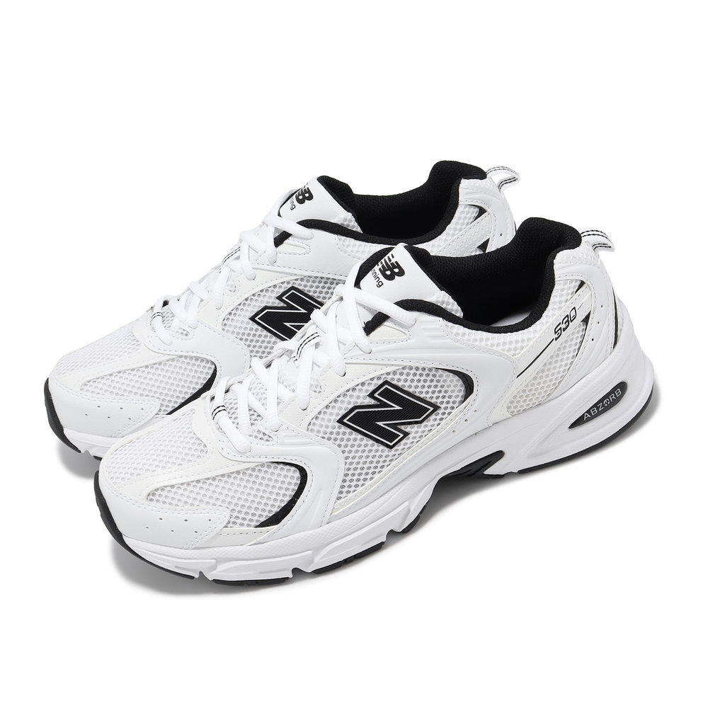 #代購 New Balance 530 復古 網布透氣 緩衝 休閒鞋 白黑 MR530EWB