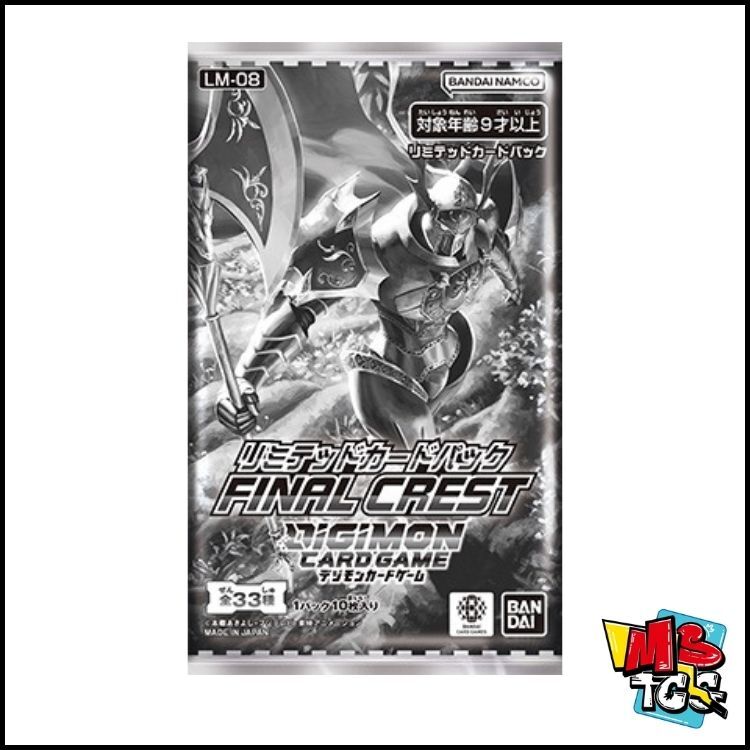 數碼寶貝卡牌遊戲限定卡包 最後的徽章 [LM-08] 原盒