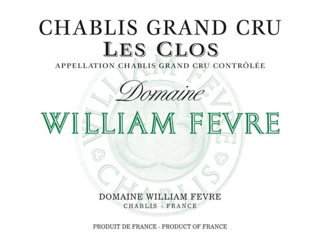 William Fevre Chablis Grand Cru Les Clos 2021 (BH95)