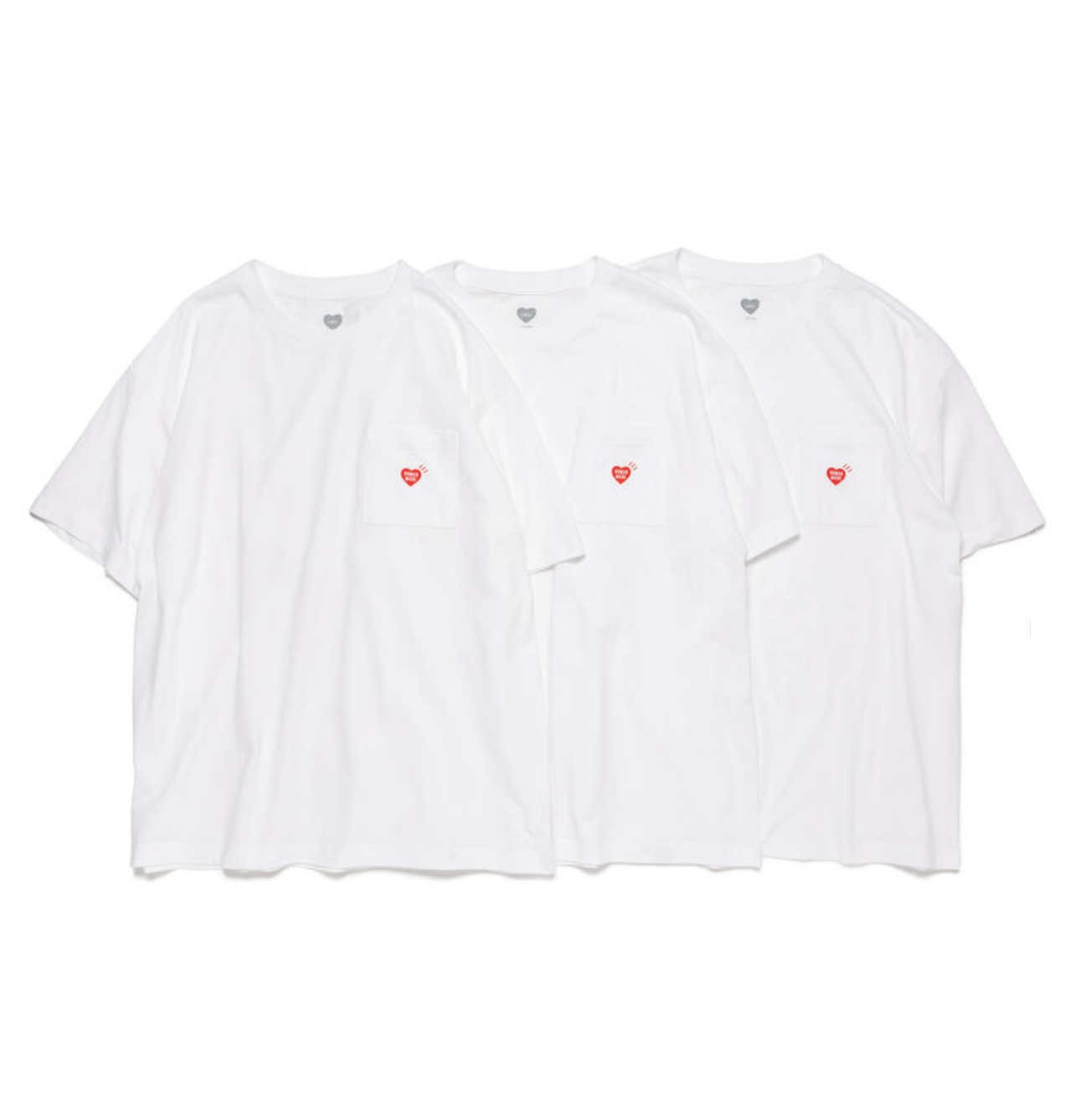 Human Made Pocket Tee 1 Pack 3件