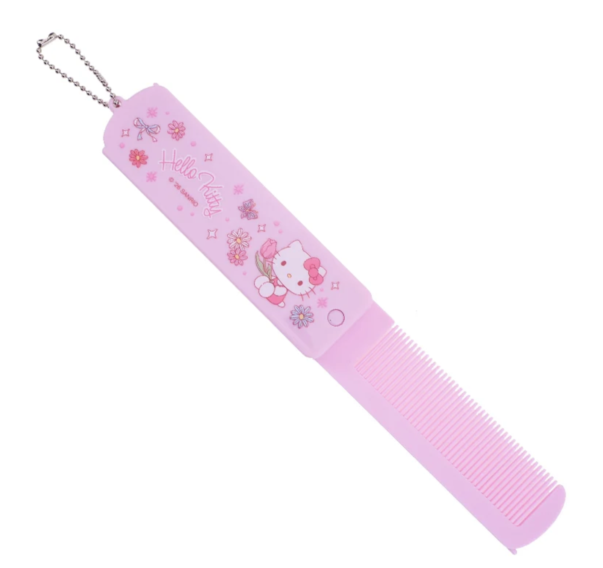 Hello Kitty 塑膠鏡梳套裝 9-8355-4