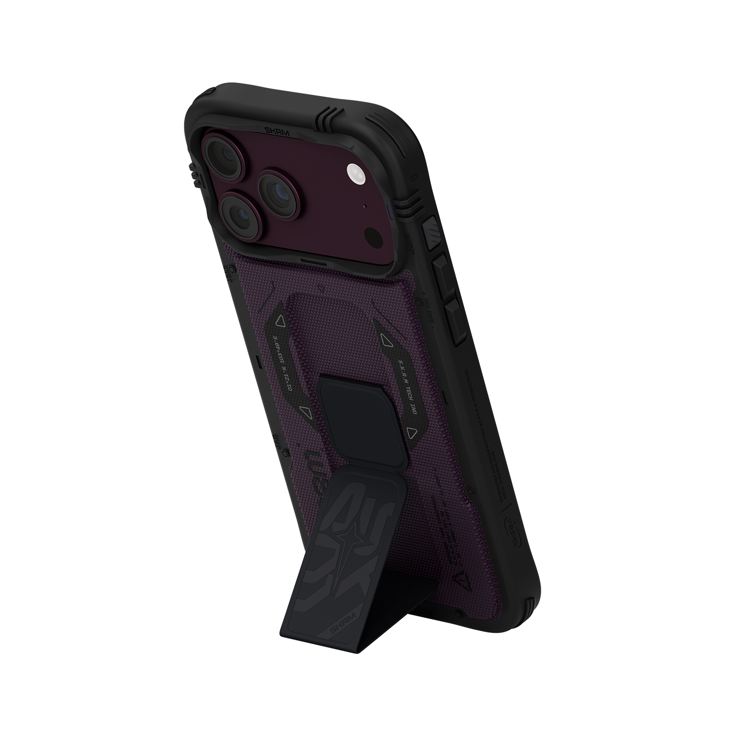 SKINARMA Phantom iPhone 18 系列磁吸防摔連手把支架手機殼 (附掛繩環)