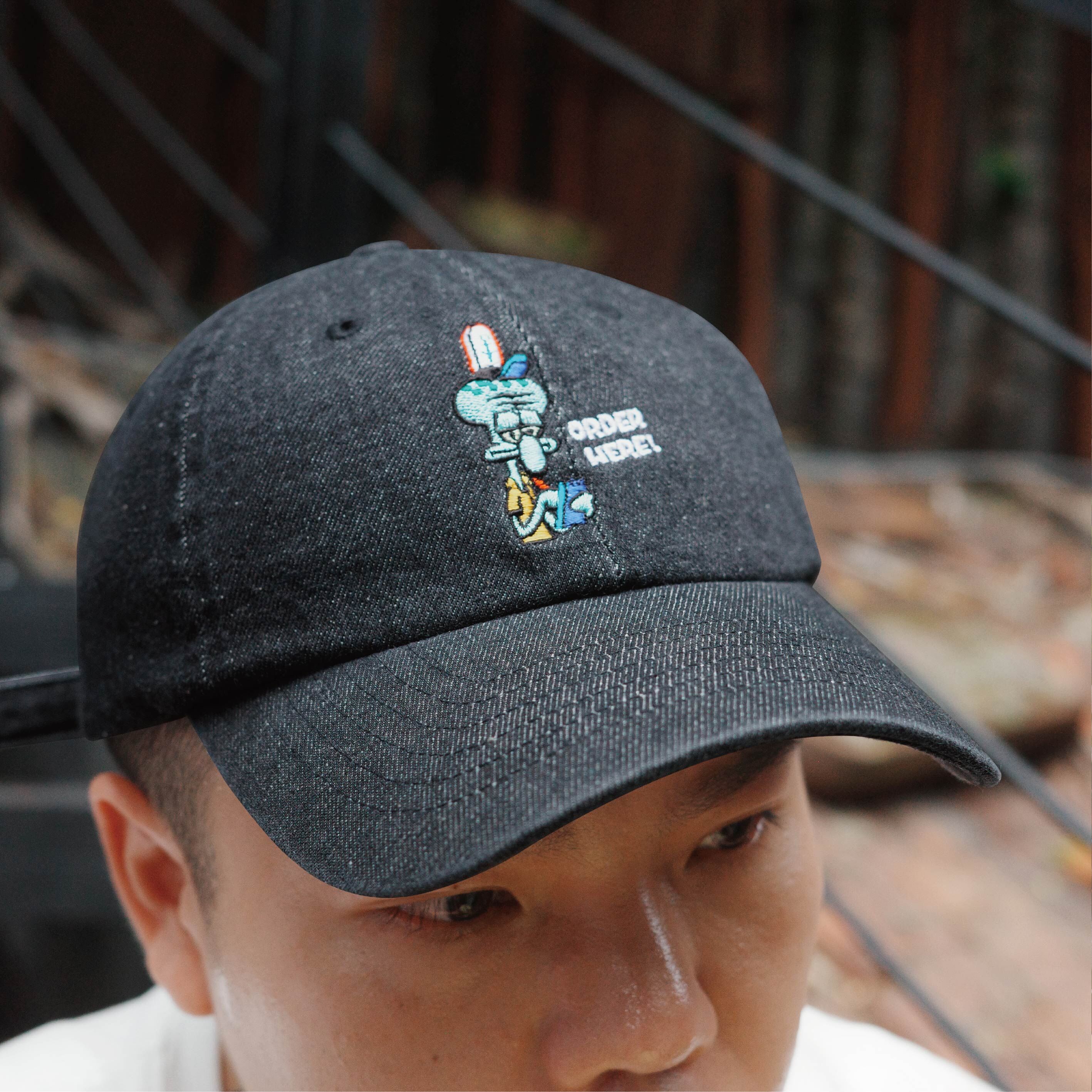 有飲 | 海綿寶寶刺繡老帽(章魚哥)