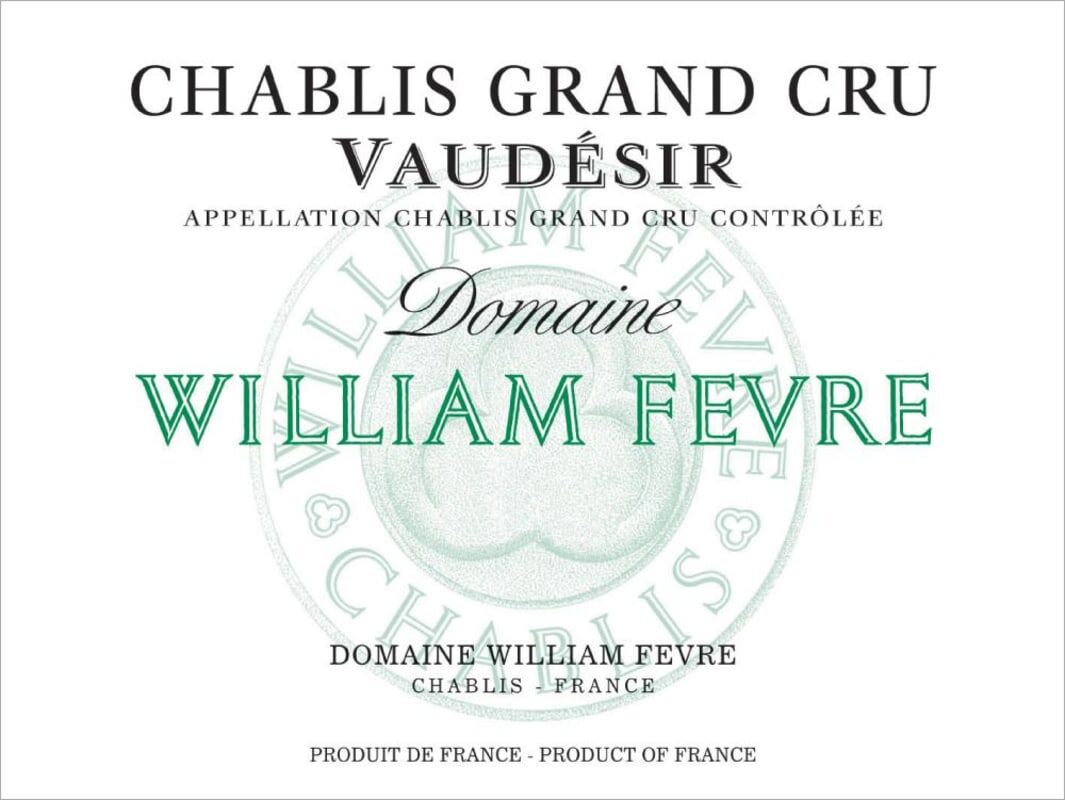 William Fevre Chablis Grand Cru Vaudesir 2019 (BH93)
