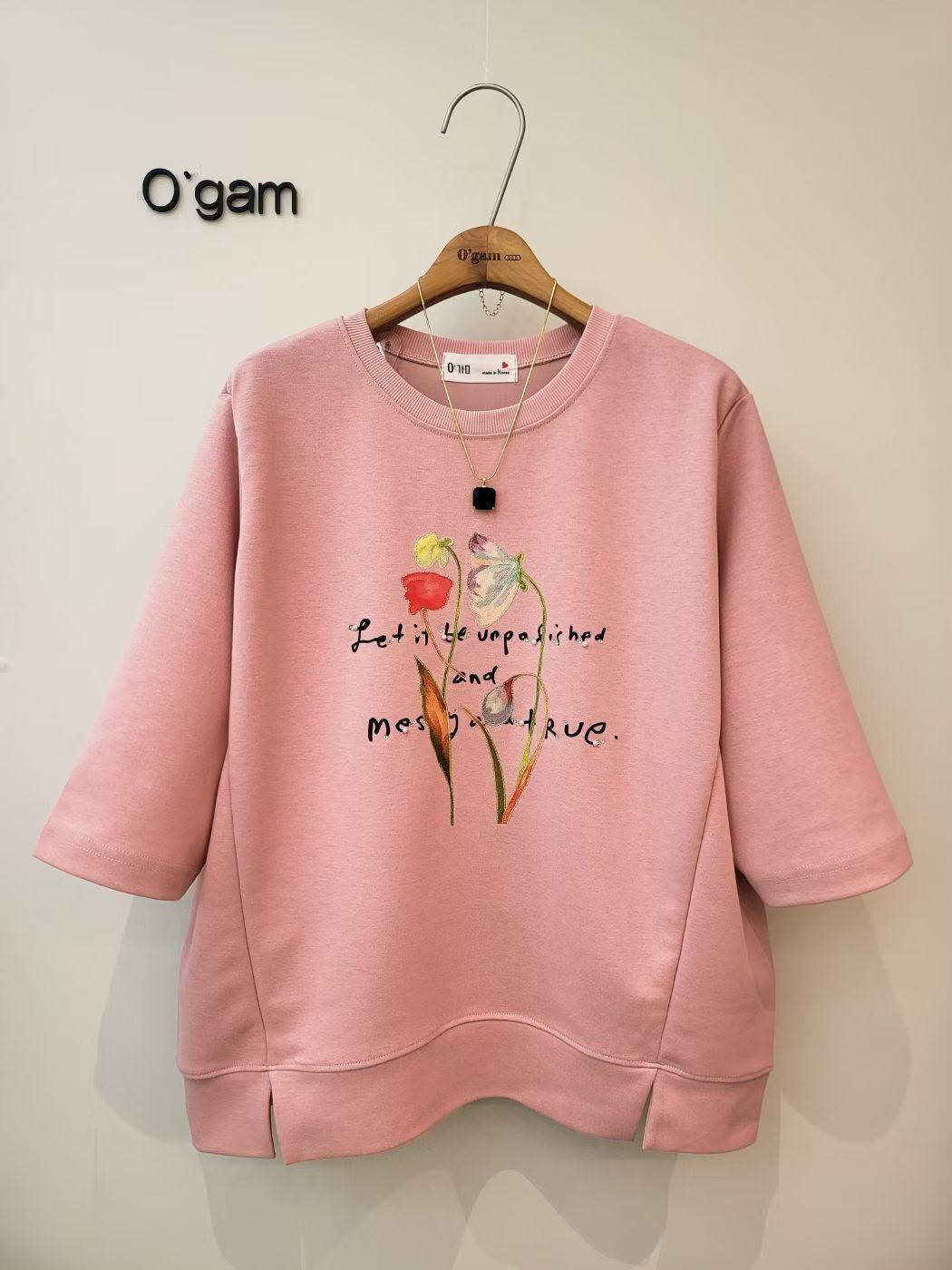 Ogam牌子花圖案top~191U