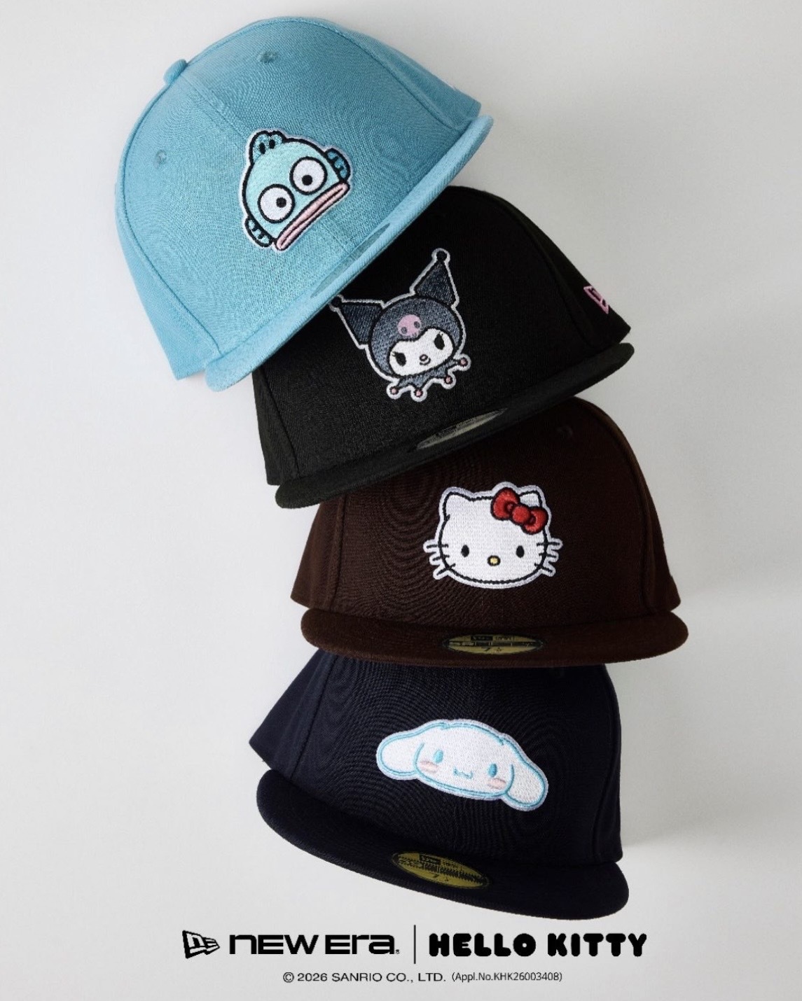 New Era × Sanrio 三麗鷗 59FIFTY 全封帽 平沿帽 棒球帽 四款