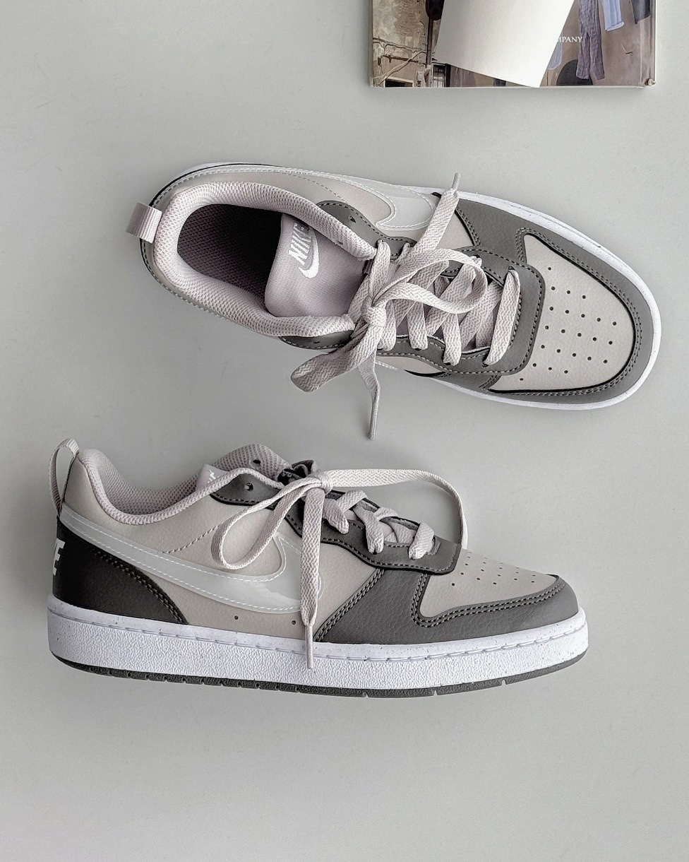 NIKE COURT BOROUGH LOW GS 小DUNK 榛果奶昔 奶灰 摩卡灰 大童鞋 IV5820-200 / 預購