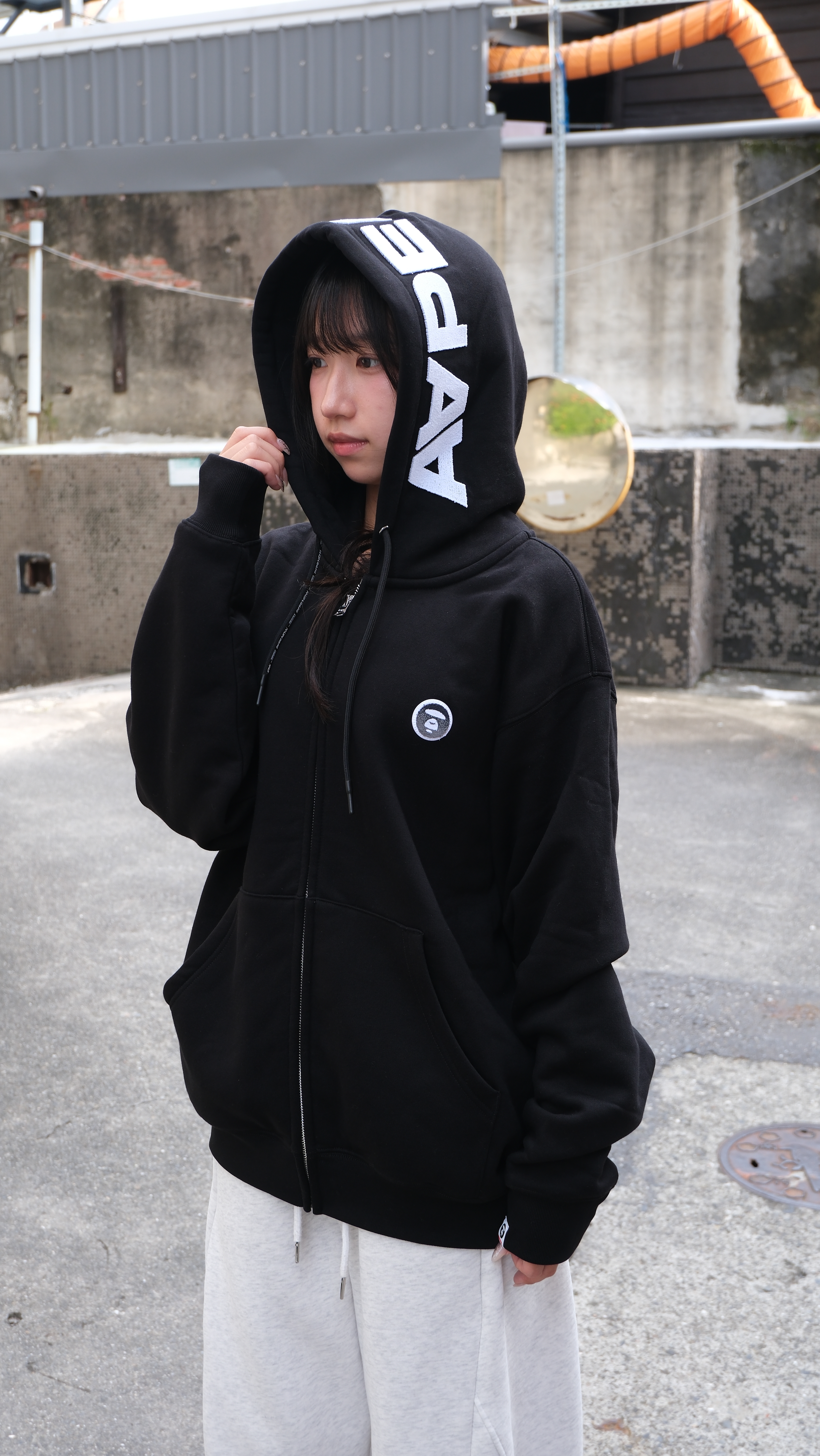 AAPE 2026 秋冬 植絨 猿人 漸層 拉鍊 外套 AAPSWMD379XXR 379 部分現貨秒發!!