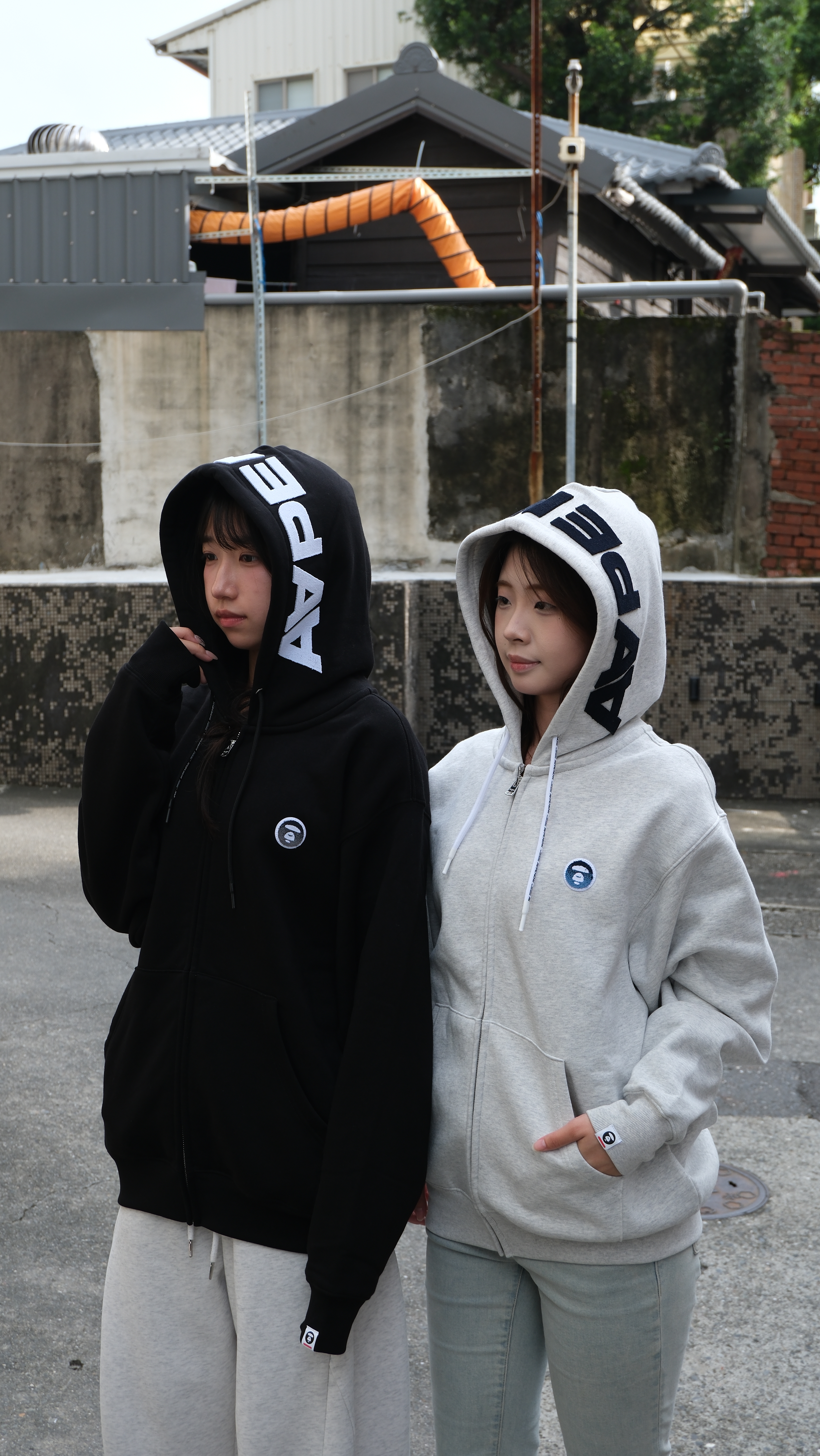 AAPE 2026 秋冬 植絨 猿人 漸層 拉鍊 外套 AAPSWMD379XXR 379 部分現貨秒發!!